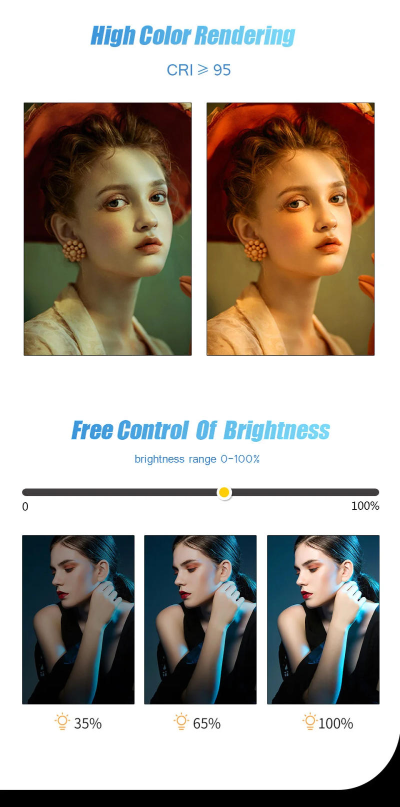 Description Picture 5 of itemRGB Video Light Stick Wand Party Colorful LED Lamp Fill Light Handheld Flash Speedlight Photography Lighting With Tripod Stand