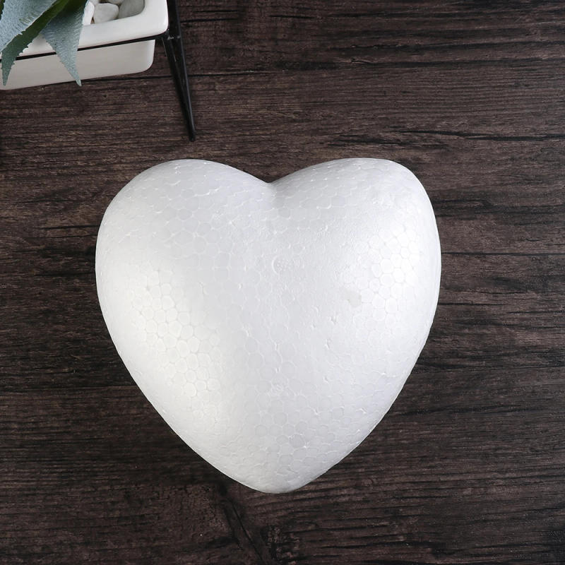 Description Picture 5 of item6/8.5/10/15cm Heart Foam Mould DIY Cake Practice Mould Polystyrene Styrofoam for Wedding Party Decor Foam Kitchen Accessories