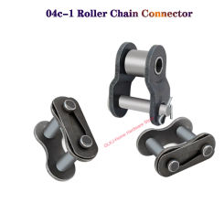 04c-1 Roller Chain Connector Carbon Steel Chain Pitch 6.35mm Half /Full Buckle Roller Industrial Chain Join Buckle