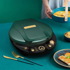 Live Electric Pancake Pan Household Deep Baking Pan Double-sided Frying and Baking Intelligent Pancake Pan Breakfast Machine