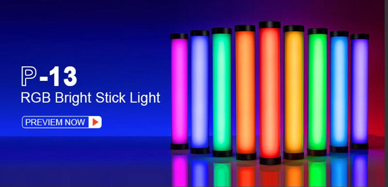 Description Picture 3 of itemSOONPHO P10 LED RGB Video Light Professional CRI 97 Photographic Lighting 2500K-8500K Bi Color For Photo Studio Portable Lamp