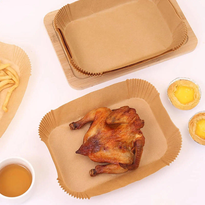 Description Picture 5 of itemAir Fryer Paper Liners Non-Stick Oilproof Baking Paper Heat-Resistant Parchment Paper for Air Fryer Oven Steamer Microwave