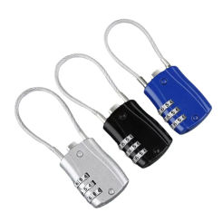 1Pcs 3 Digit Combination High Security TSA Customs Lock Helmet Lock For Backpack Trolley Case Luggage Suitcase Password Padlock