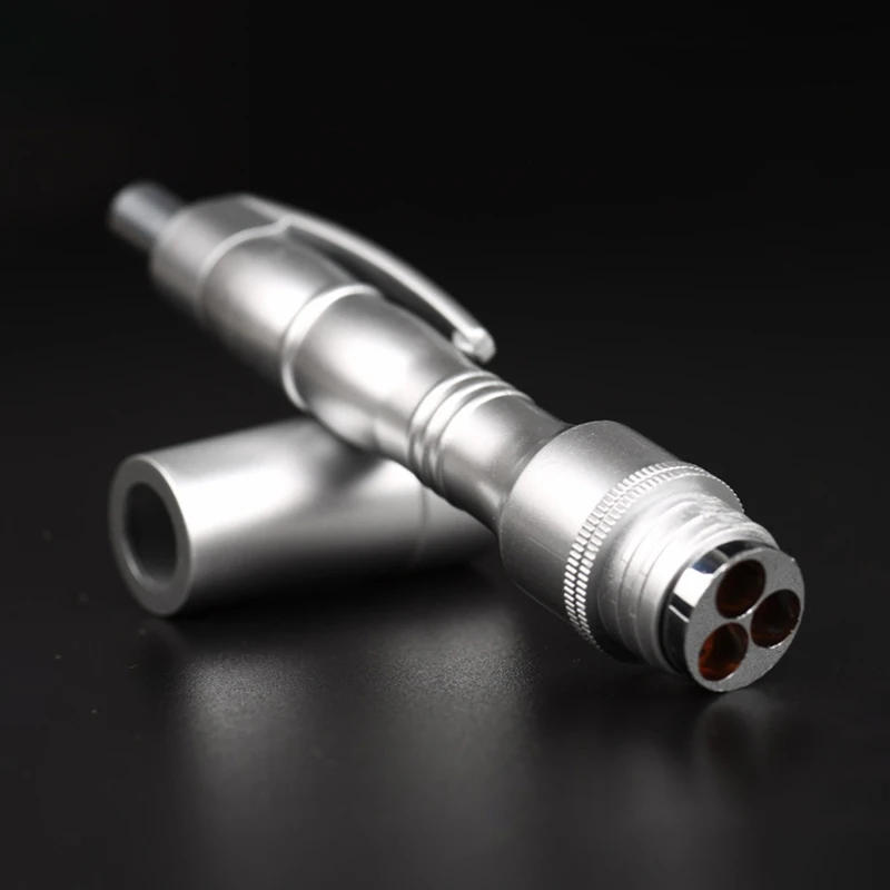 Description Picture 3 of itemSilver Three-needle Blood Lancing Pen Cupping Acupuncture Massage Device For Blood Test Blood Collection Device Adjustable Depth