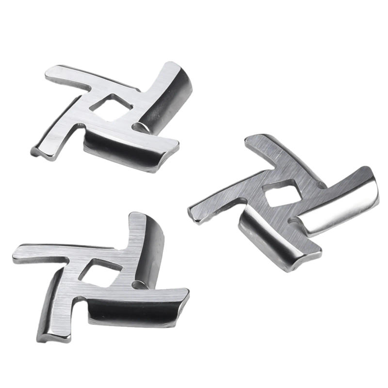 Description Picture 4 of item1/3 Pieces/Set Meat Mincer Knifes Stainless Steels Bore 8mm 4 Blades Square Hole Kitchen Meat Grinder Parts