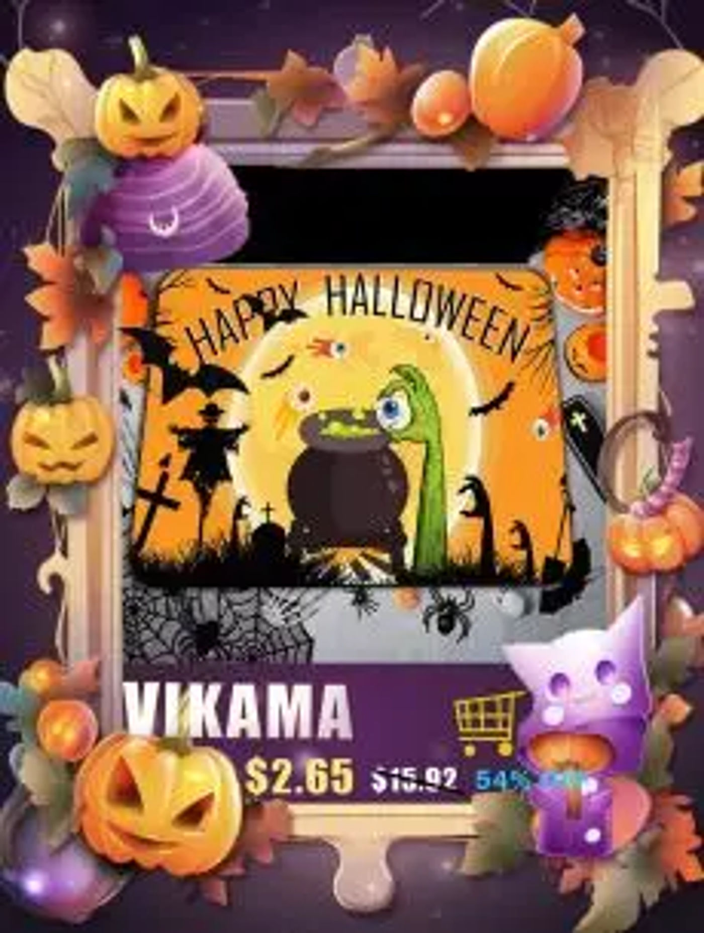 Description Picture 3 of itemVIKAMA 1PC Silk Wool Rugs Children's Room Living Room Bedroom Tie-Dye Non-Slip Washable Machine Washable Carpet Mats