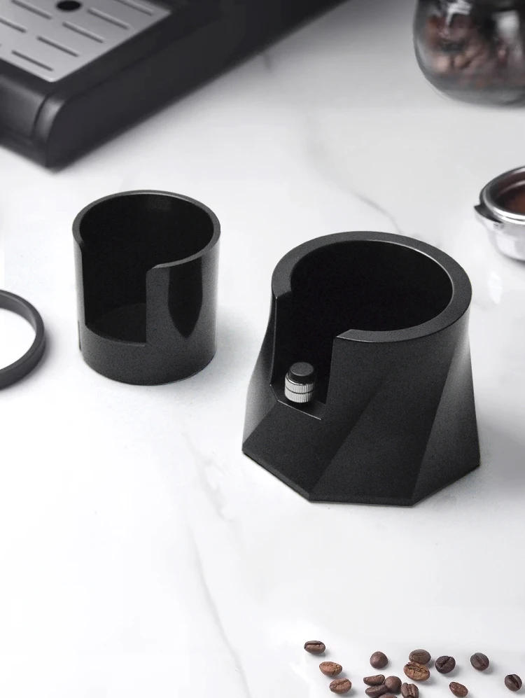 Description Picture 6 of itemSpiral Coffee Tamper Station Height Adjustable Bottom Anti Slip Black Powder Pressing Base Coffee Machine Handle Storage Seat