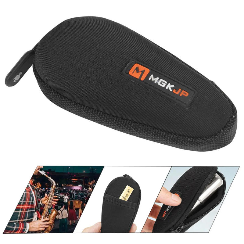 Description Picture 5 of itemSaxophone Mouthpiece Pouch Flute Head Storage Bag Clarinet Case Mouthpiece Padded Pouch Fashion Design for Clarinet Sax