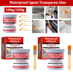 100/300g Invisible Sealant Glue Transparent Waterproof Seal Agent Leakproof Repairing Leak Adhesive Repair & Seal Cracks