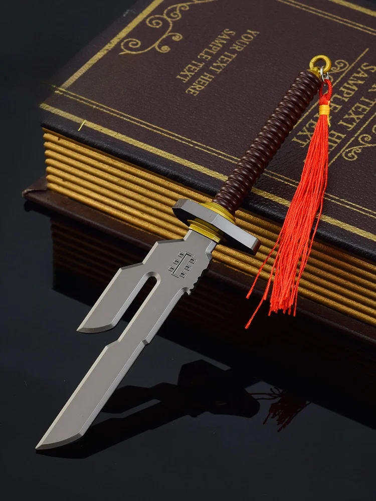 Description Picture 3 of item20cm Jujutsu Kaisen Katana Metal Fushiguro Toji Sword Real Ninja Knife Yuta Iron Japanses Samurai Katana Kid Toys Anime Gifts