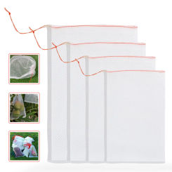 Nylon Netting Bag Fruit Protective Grow Bags for Orchard Grape Apple Anti-bird Pest Control Mesh Cover Garden Tools Accessories
