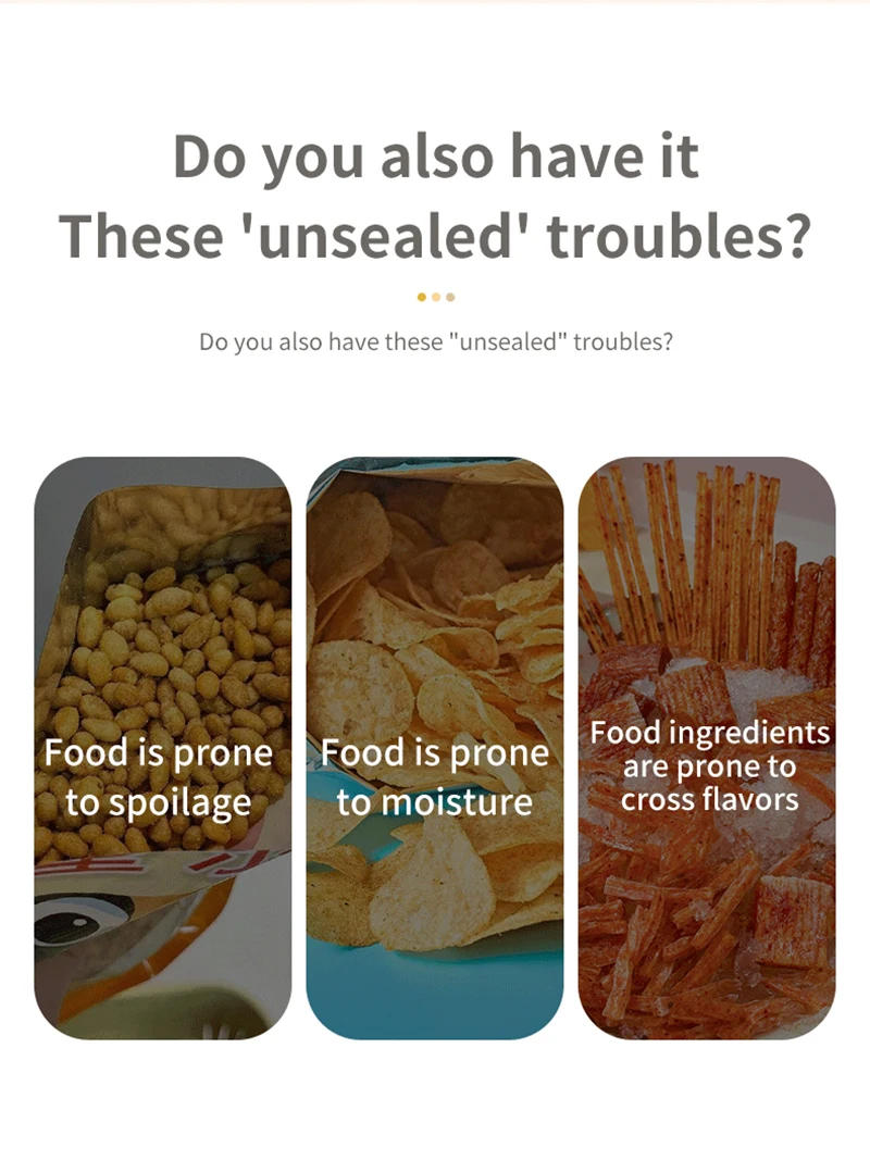 Description Picture 4 of itemPlastic Bag Sealer Mini Heat Bag Sealing Machine Rechargeable Handheld Food Packaging Heat Sealer Thermal Bags Sealing Machine