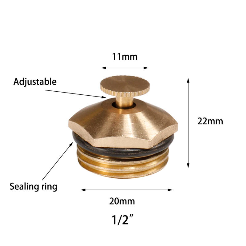 Description Picture 3 of item1/2" Brass Micro Sprinkler 360 Degree Adjustable Atomizing Nozzles for the Garden Agriculture Sprinkler Irrigation Cooling 2 Pcs