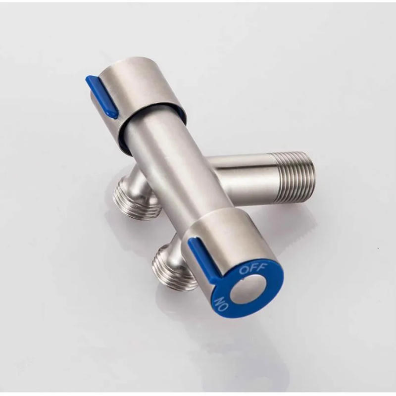 Description Picture 5 of itemToilet 2 Way Faucet 1in 2 out Head Two Way Water Washer Tap Faucet 304 Stainless Steel Bathroom Washing Machine Taps