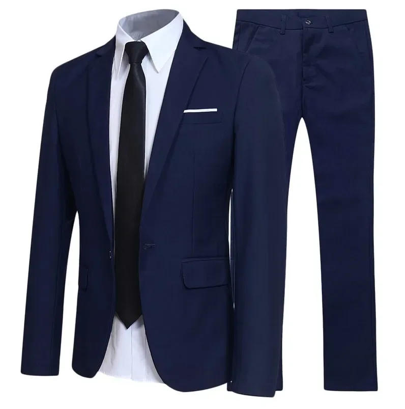 Description Picture 5 of itemMen's Suit Suit, Business Suit, Top, Vest, Pants, Three Piece Suit, Slim Fit Professional Suit