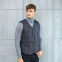 High-quality Autumn Winter Men Lamb Velvet Lining Vest Hot Sale Men Casual Trend Waistcoat Windproof Warm Jacket Sleeveless Coat