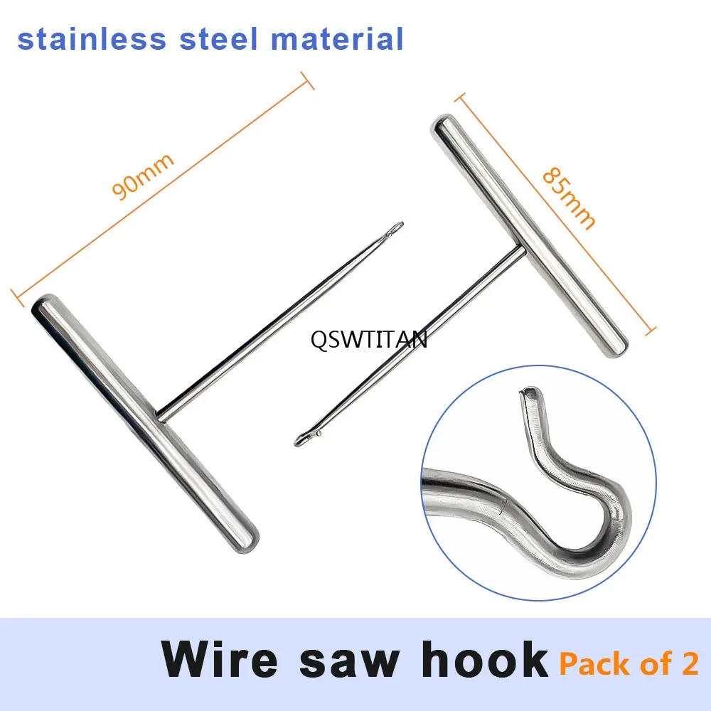 Description Picture 3 of itemOrthopedic Wire Saw Handles and Steel Bone Hook Wire Saw Blades Wire Saw Guides Orthopedic Surgical Instruments