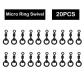 20PCS Ring Swivel
