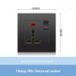 1Gang 3Pin-Black