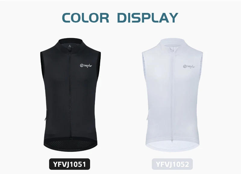 Description Picture 3 of itemYKYW Windproof Waterproof Men's Pro Cycling Vest UPF50+ Sleeveless Waistcoat Windbreaker MTB Bike Clothing  Bicycle Jacket