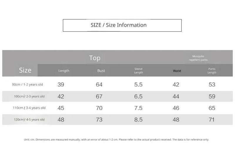 Description Picture 3 of itemBaby Clothes Children's Clothing Baby Boys and Girls Baby Short-sleeved Trousers Boys and Girls Anti-mosquito Trousers T-shirt