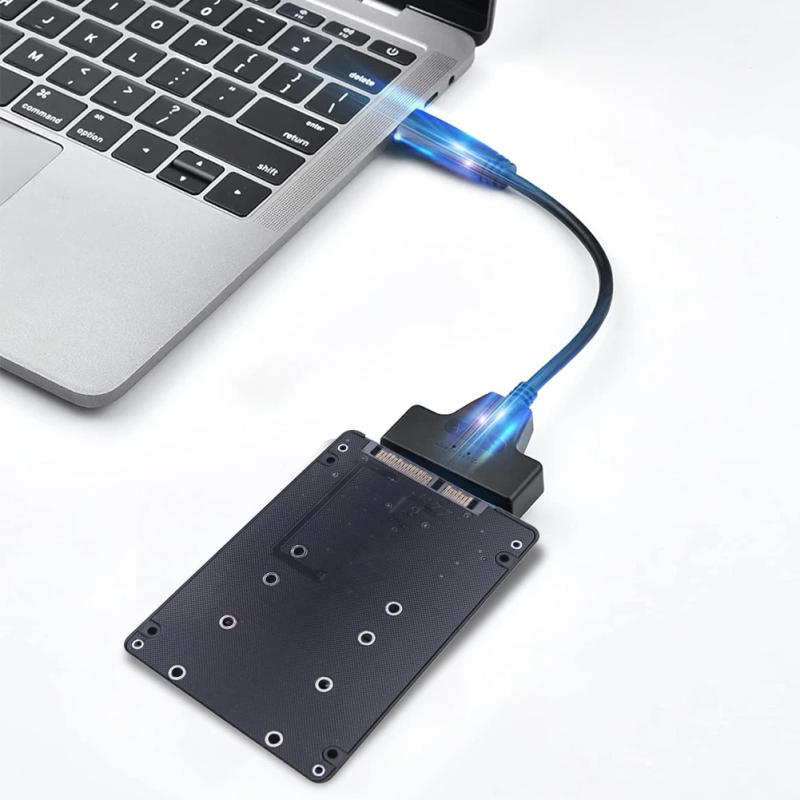 Description Picture 5 of itemM.2 NGFF SATA SSD To 2.5inch SATA 3.0 Adapter Card Msata To Sata 3 3.0 Dual Disk M.2 Adapter with USB Converter