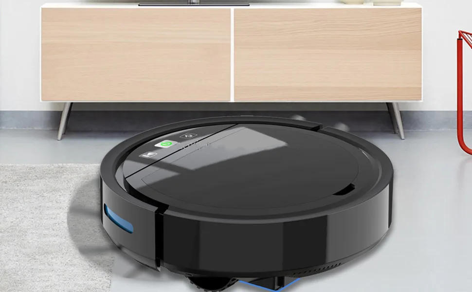 Description Picture 3 of itemHigh quality wet and dry mopping household sweeping robot cleaning automatic intelligent robot vacuum cleaner