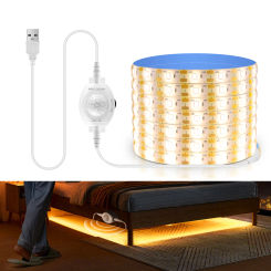PIR Motion Sensor USB LED Strip Lights IP65 Waterproof DC5V Diode Tape Auto ON/OFF Stairs Wardrobe Closet Kitchen Night Lighting