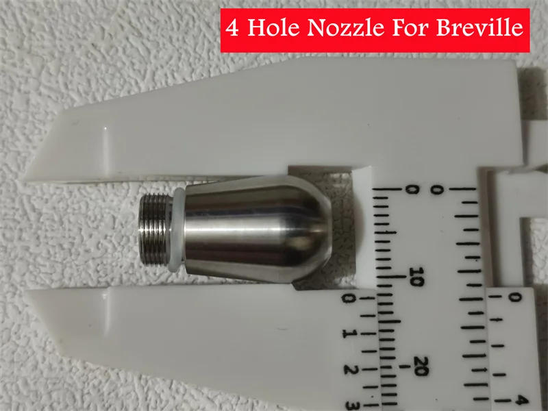 Description Picture 6 of itemFor Breville 3-4-Hole Coffee Machine Steamer Coffee Maker Steam Nozzle Milk Foam Tip Accessories Foaming Replacement