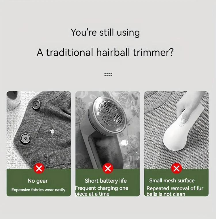 Description Picture 5 of itemLint Remover Electric USB Rechargeable Clothes Shaver Power Removes Lint From Clothes Cleaning Brush Take Out of Clothes