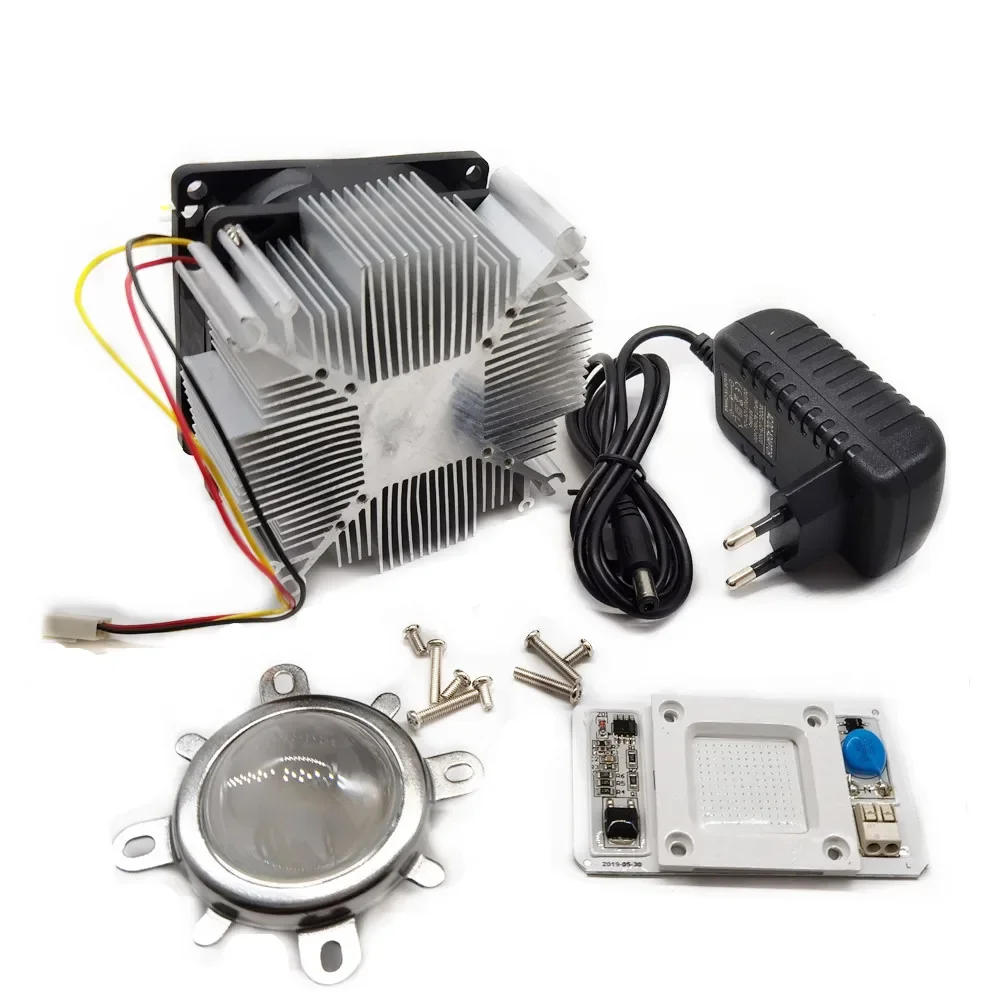 Description Picture 2 of item50W Led COB UV Lamp Chip 110V/220V 395nm 400nm DOB AC Ultraviolet Cure Metal Detector Quartz Black Light Germicidal Disinfection