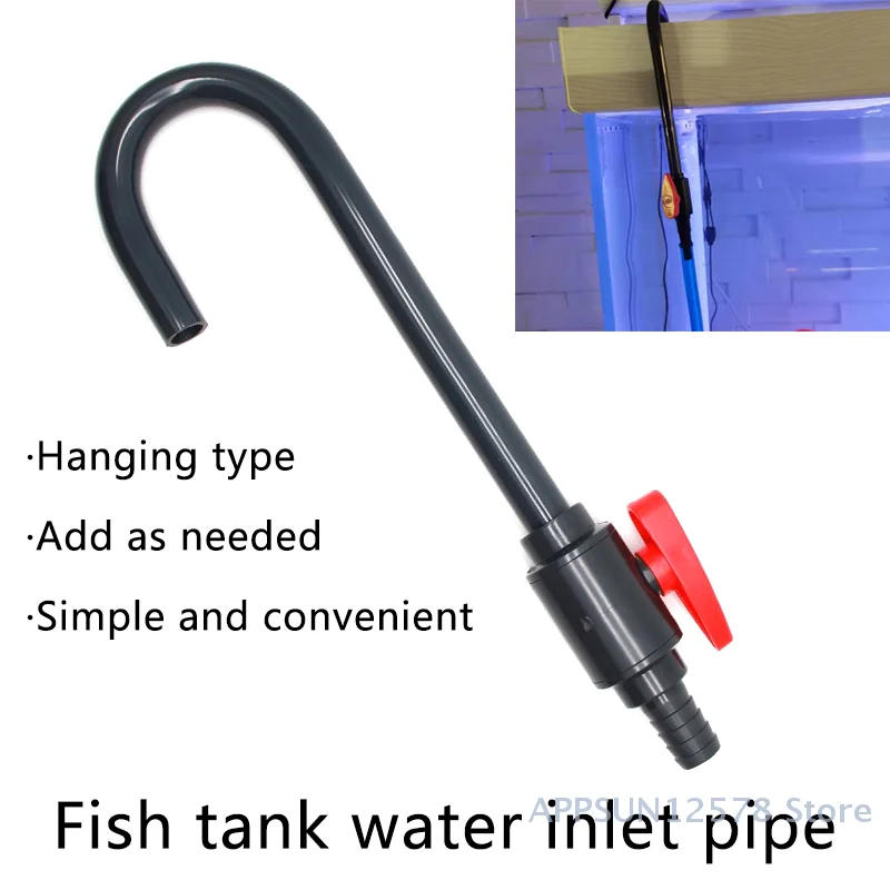 Description Picture 2 of itemFish Water Filler Pipe Aquarium Water Filler Tube U Shaped Wall Mounted Automatic Top Off Water Refiller Pipe