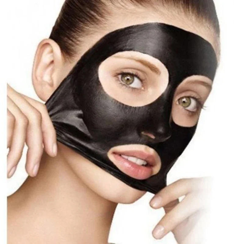 Description Picture 2 of itemBamboo Charcoal Blackhead Remover Tearing Mask Deep Cleaning Skin Care Peel Off Masks Oil Control Deep Purifying Black Mud Mask