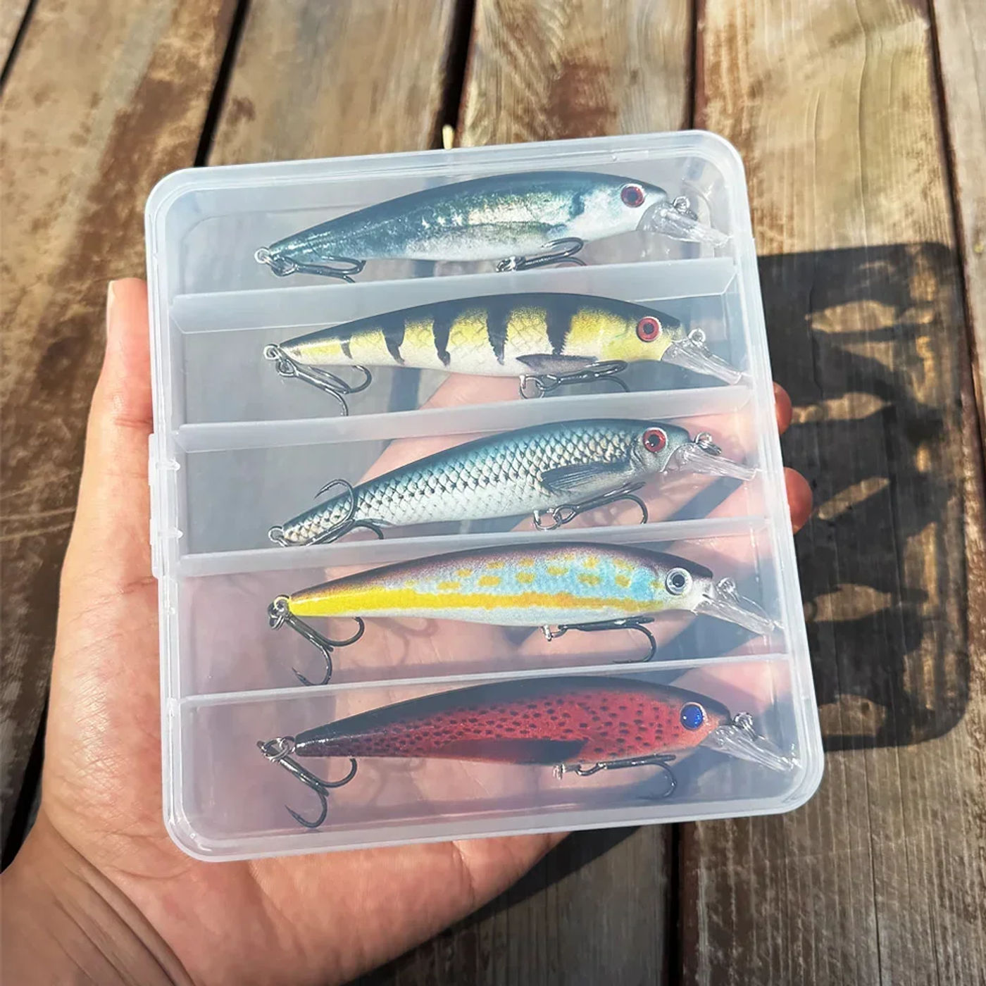 Description Picture 6 of itemFishing Lure Set Sinking Minnow 11.5g 11cm Baits Wobbler Carp Fishing Tackle Box Rattle Cranbait Pesca 2- 10pcs Kit Jerkbait