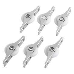 Accessory Set Scroll Wheel Sliding Wardrobe Window Pulley Hardware Home Kitchen Nylon Plastic+stainless Steel Roller Single
