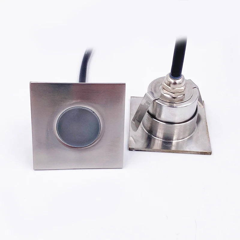 Description Picture 6 of itemMini Led Square Waterproof Outdoor Garden Lights Ground Floor Spot Recessed Terrace Deck Driveway Lawn Lamp RGB IP68 12V 24V 2W