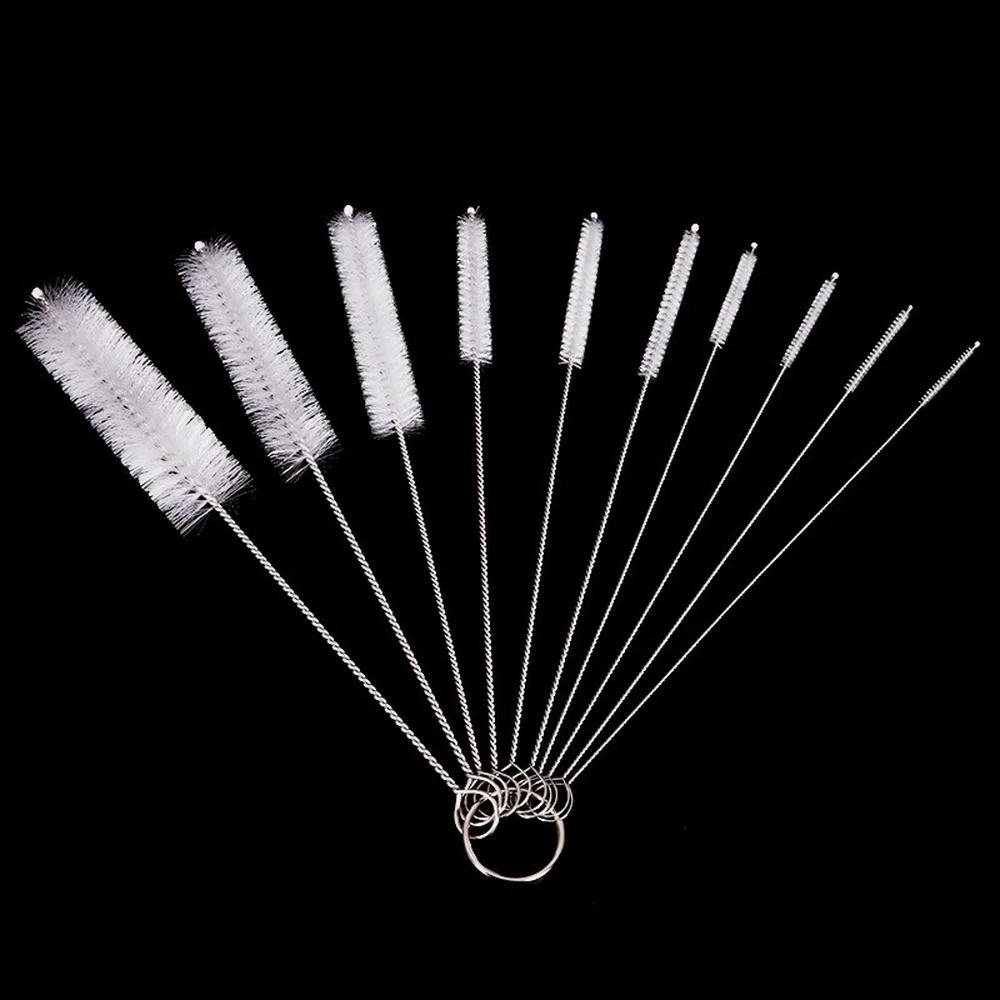 Description Picture 3 of item10pcs Nylon Bottle Straw Household Cleaning Brush Set Kitchen Cleaning Brushes Bristle Kit Tube Bottle Straw Washing Cleaner