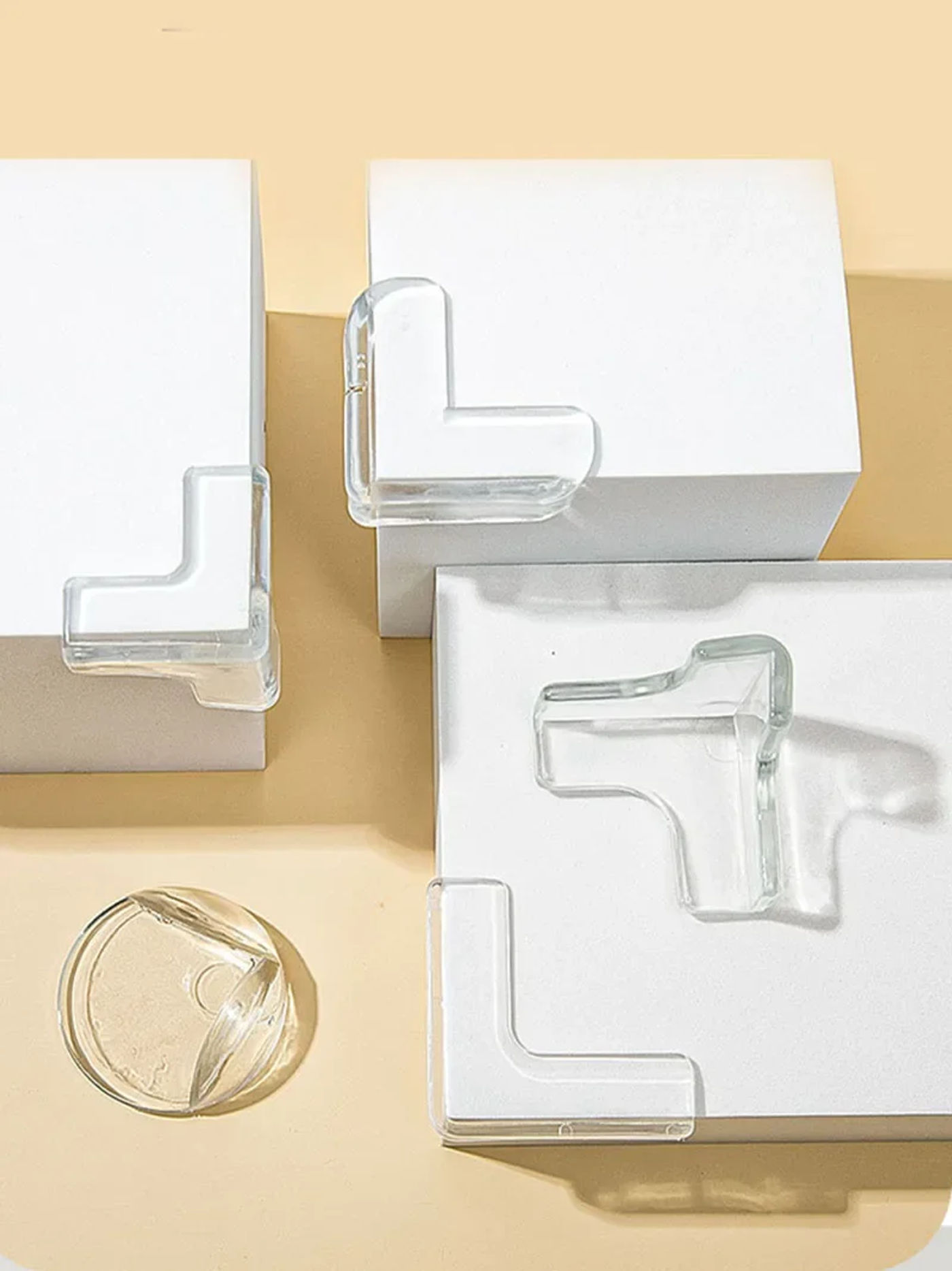 Description Picture 3 of item4/8/12PCS Children Baby Safety Silicone Protector Table Corner Edge Protection Cover Children Anticollision Edge Guards