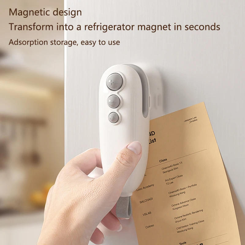 Description Picture 5 of itemSealing Machine Rechargable 2 In 1 Bag Mini Heat Sealer Storage Bag Plastic Package Snack Sealer Handheld Heat Sealer For Food