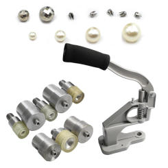 Pearl Rivet Dies for Hand Press Tool Mold for Rivets Pearl for DIY Clothes Jeans Shoes Bags Leathercraft Handmade Accessorie