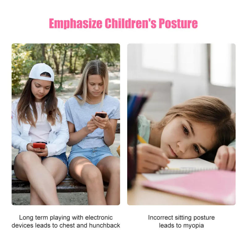 Description Picture 3 of itemAdjustable Boys Girls Kid Posture Corrector Back Support Children Shoulder Belt Rectify Straighten Correction Pain Relief Beauty