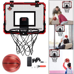 Mini Basketball Hoop Outdoor Indoor Ball Sport Backboard With Electronic Scoreboard Kids Funny Game Fitness Excersise Accessory