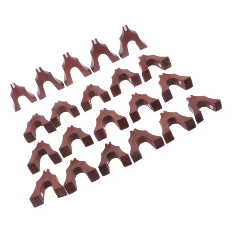 Description Picture 2 of itemProfessional Wooden Guzheng Bridges Set Chinese Zither Accessories Redwood