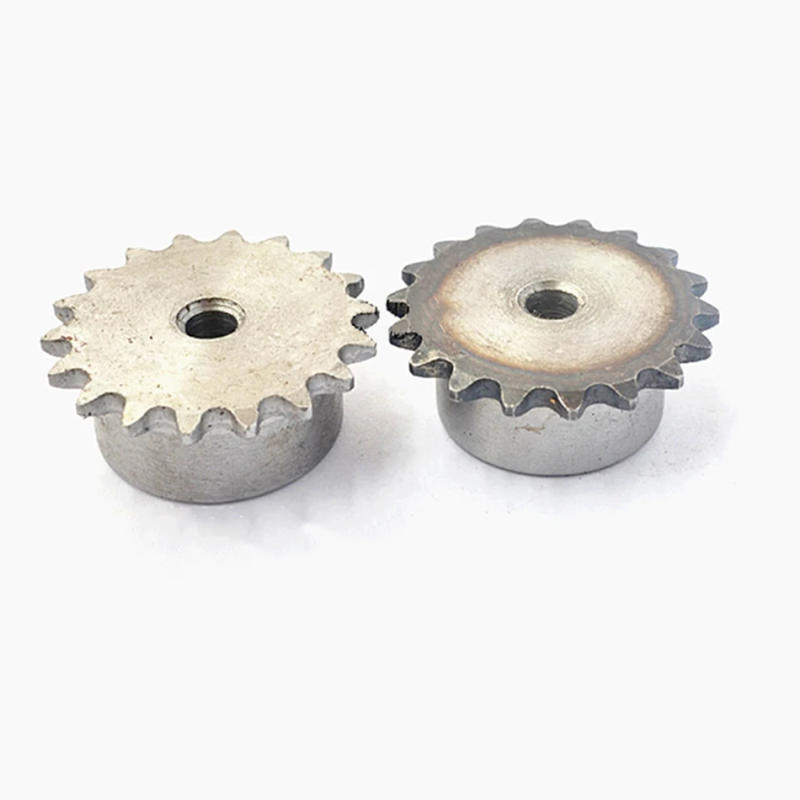 Description Picture 5 of item1Pcs 04C 9T-24T Sprocket Wheel Industrial Chain Gear Pitch 6.35mm 45 Steel Suitable For 04C Roller Chain