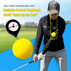 Golf Stable Head Training Head Posture Correction Golf Head Balance Rotation Training Aid  Golf Training Accessories