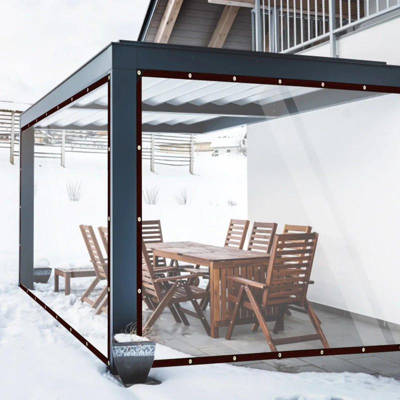 Description Picture 5 of itemTransparent rainproof shading cloth tarpaulin Lightweight waterproof tarpaulinFor Covering Henhouse Porch Canopy Plant Camping