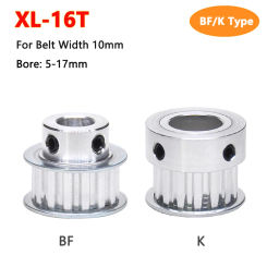 1pc 16 Teeth XL Timing Pulley 16T Aluminum Synchronous Wheel for Belt Width 10mm Bore 5 6 6.35 7 8 10 12 12.7 14 15 16 17mm