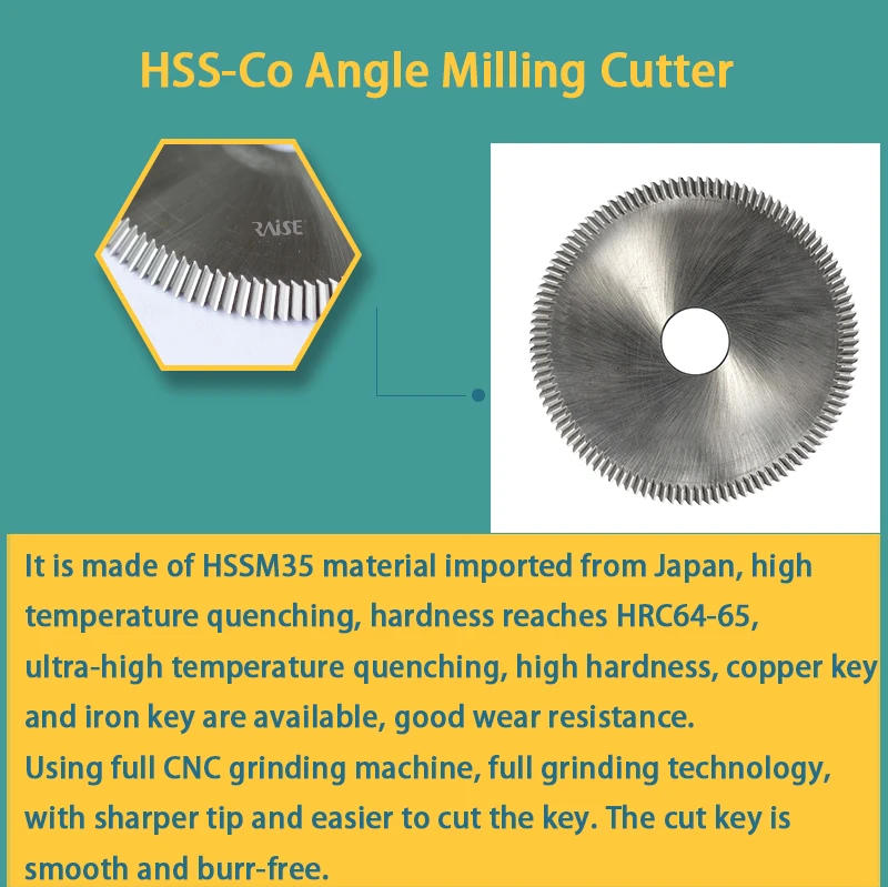 Description Picture 4 of itemMilling Cutter P01 80x5x16 With Nylon Brush 80×10×10 Compatible with Silca DUO Bravo Rekord Key Cutting Machine Locksmith Tools