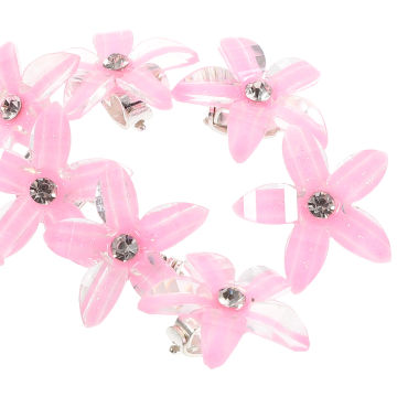 10 Pcs Children's Rhinestone Hair Clip Clips for Flower Small Girls Hairpin Claw