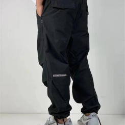 WTAPS Spring and Autumn new style cargo pants drawstring leggings loose version casual multi-pocket functional men's